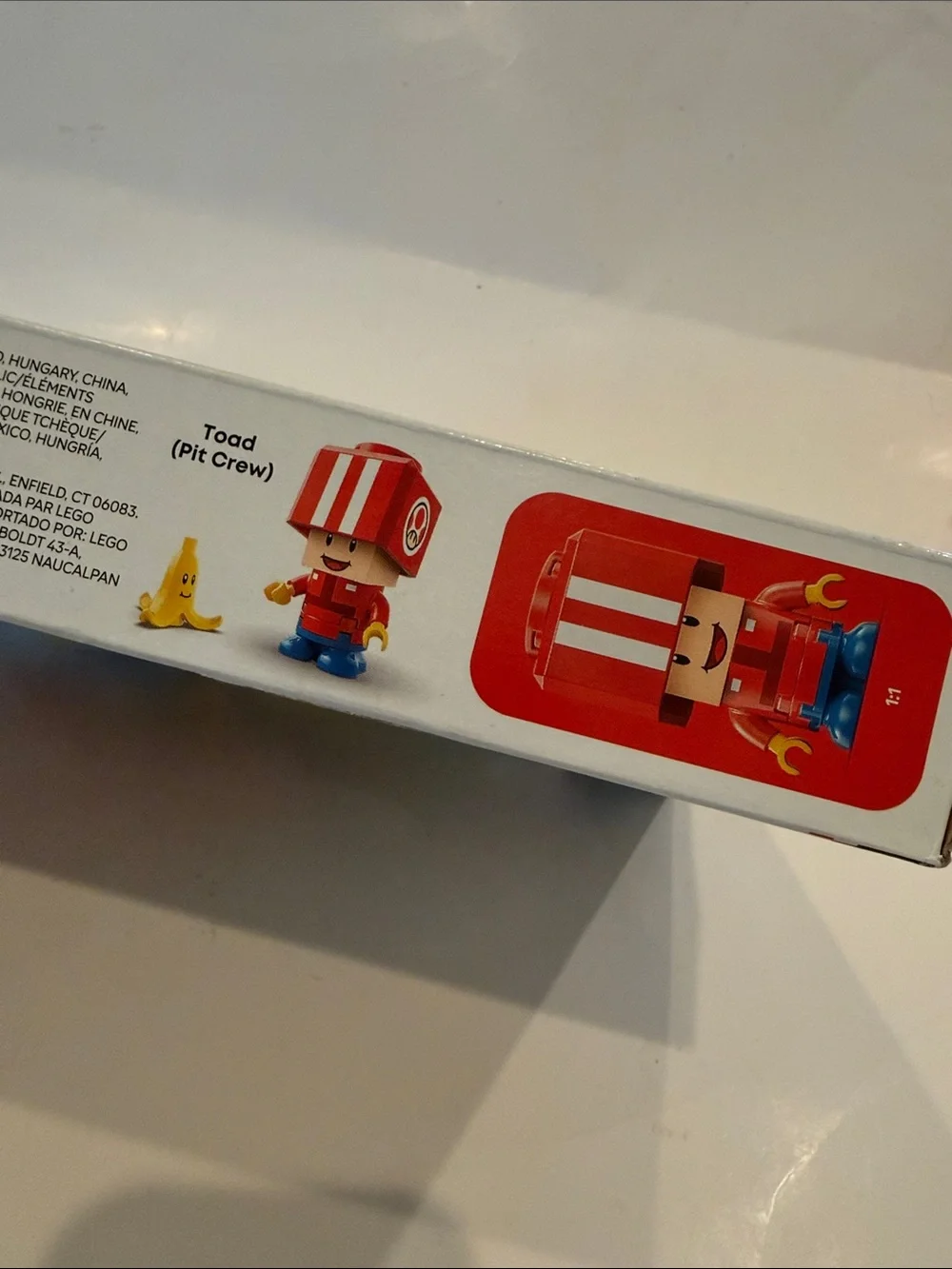 NWT Lego Super Mario Red and Black Kart with Yellow Wheels 2025 Unopened